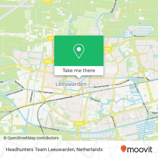 Headhunters Team Leeuwarden kaart