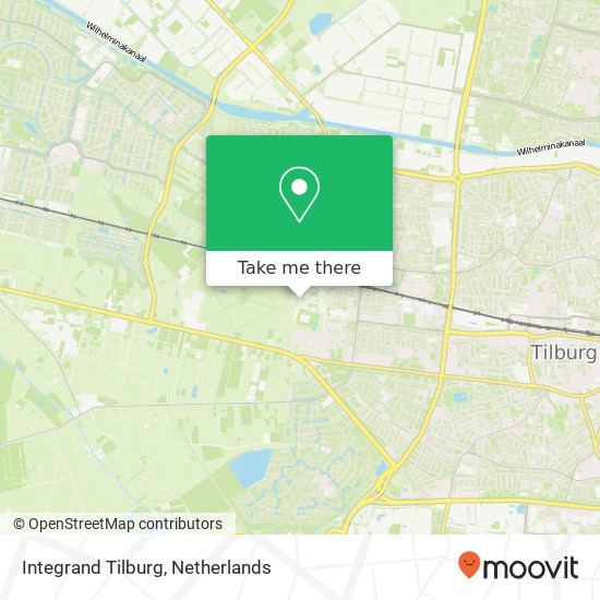 Integrand Tilburg kaart