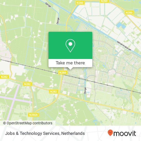 Jobs & Technology Services kaart