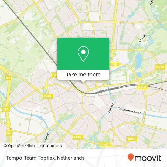 Tempo-Team Topflex kaart