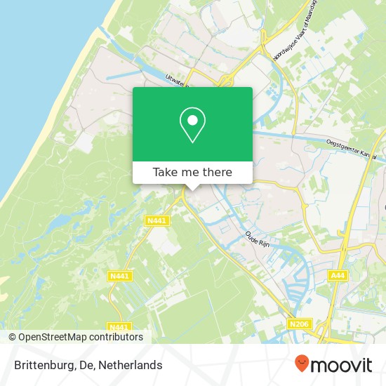 Brittenburg, De kaart