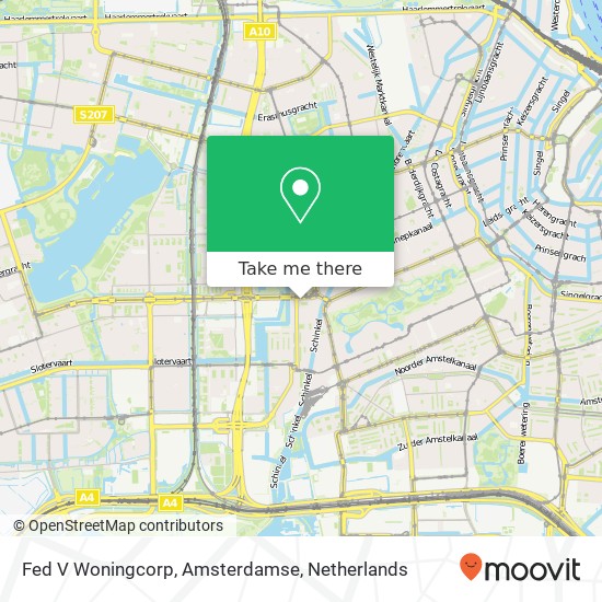 Fed V Woningcorp, Amsterdamse kaart