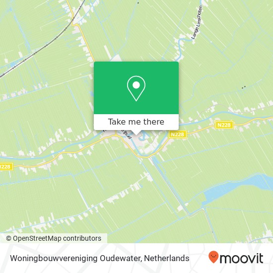 Woningbouwvereniging Oudewater kaart