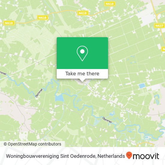 Woningbouwvereniging Sint Oedenrode kaart