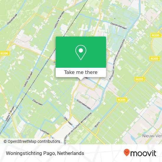 Woningstichting Pago kaart