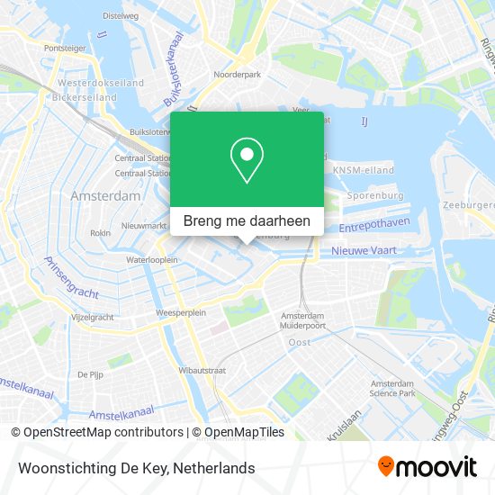Woonstichting De Key kaart
