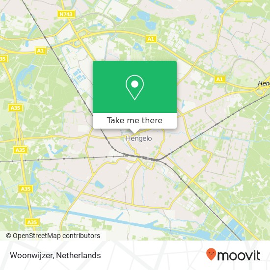 Woonwijzer kaart