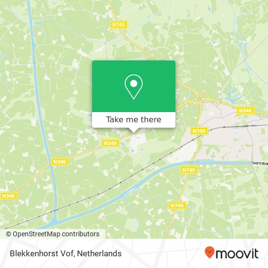 Blekkenhorst Vof kaart