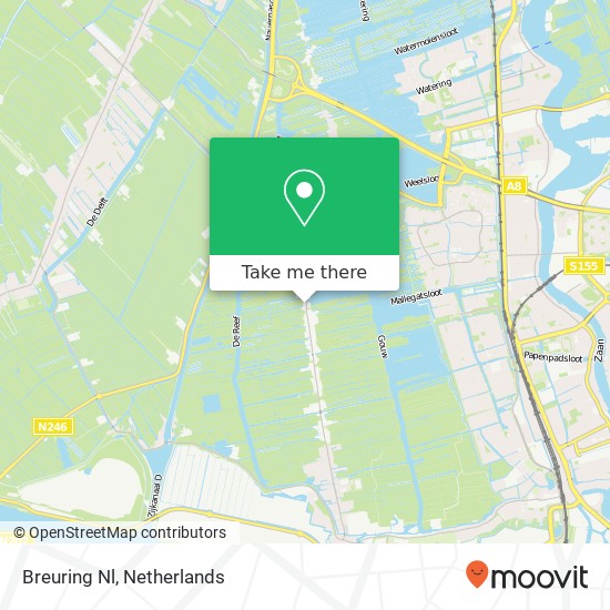 Breuring Nl kaart