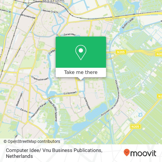 Computer Idee/ Vnu Business Publications kaart