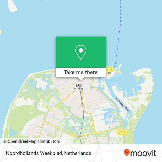 Noordhollands Weekblad kaart
