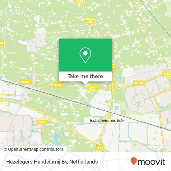 Hazelegers Handelsmij Bv kaart