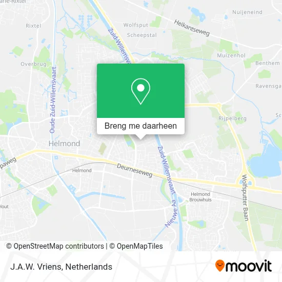 J.A.W. Vriens kaart