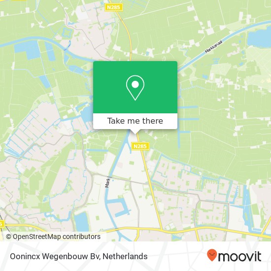 Oonincx Wegenbouw Bv kaart