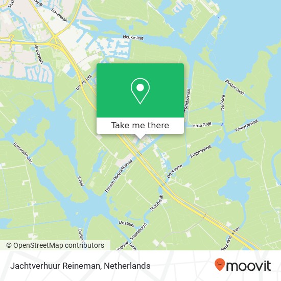 Jachtverhuur Reineman kaart