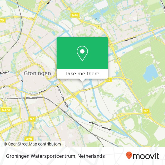 Groningen Watersportcentrum kaart