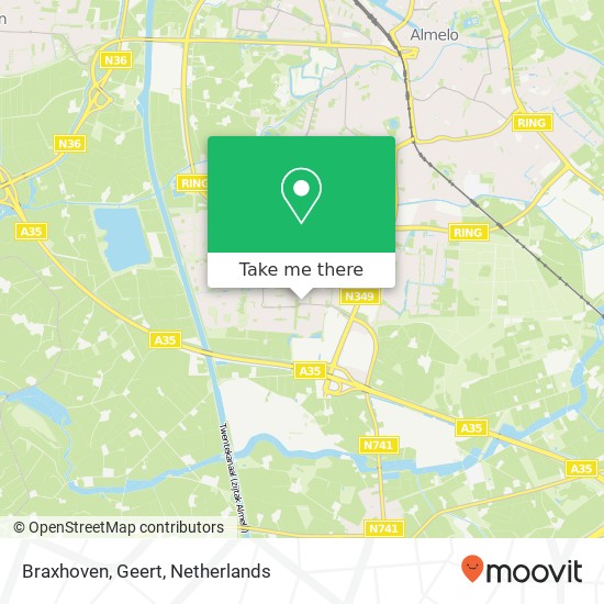 Braxhoven, Geert kaart