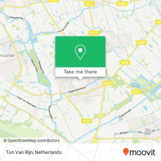 Ton Van Rijn kaart