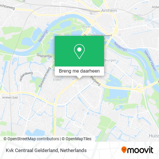 Kvk Centraal Gelderland kaart