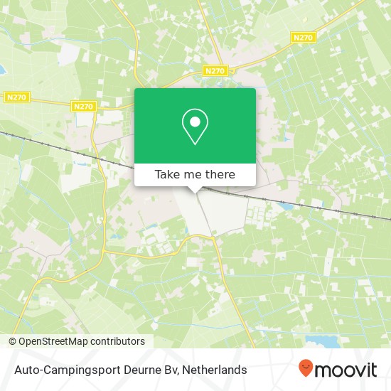 Auto-Campingsport Deurne Bv kaart