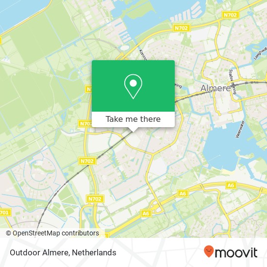 Outdoor Almere kaart