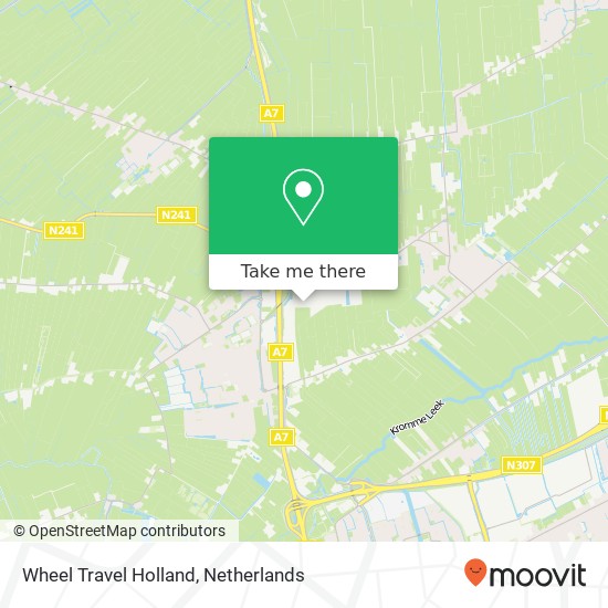 Wheel Travel Holland kaart