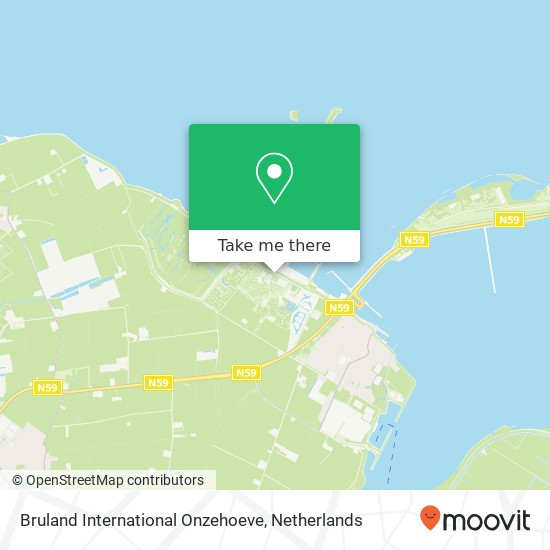 Bruland International Onzehoeve kaart