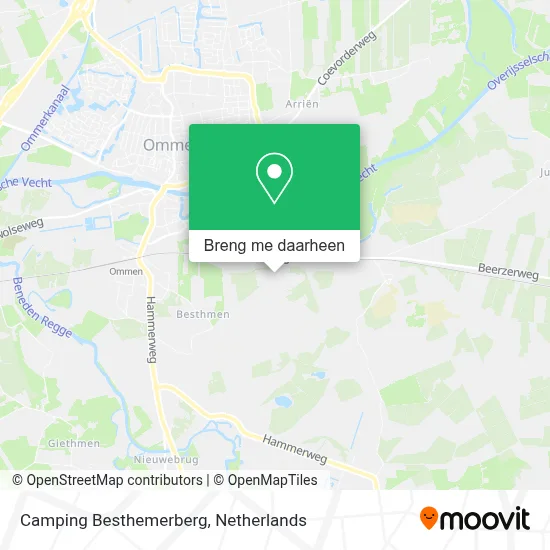 Camping Besthemerberg kaart