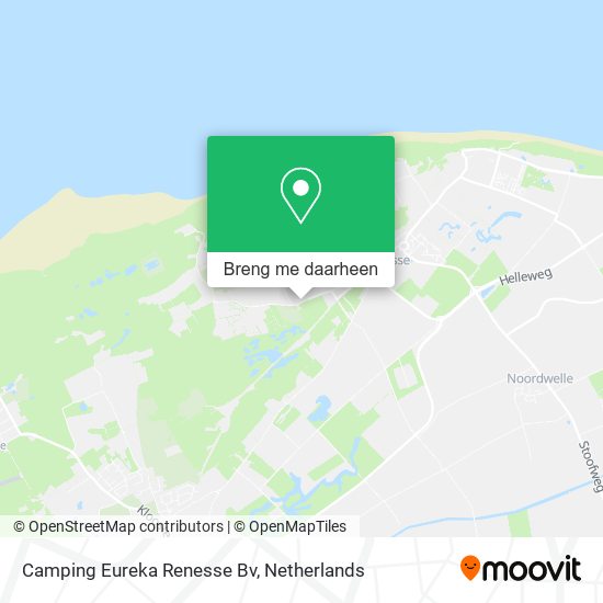Camping Eureka Renesse Bv kaart