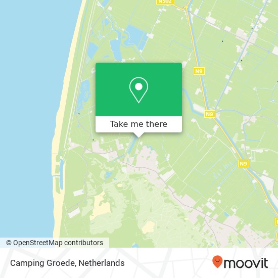 Camping Groede kaart