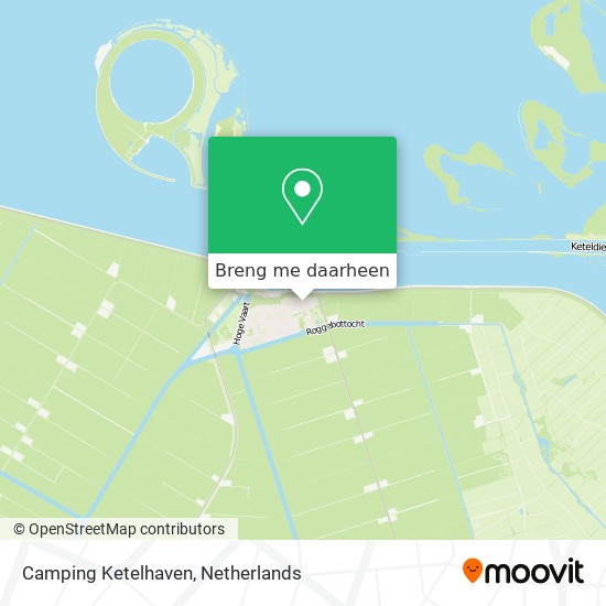 Camping Ketelhaven kaart