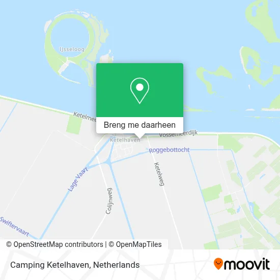 Camping Ketelhaven kaart