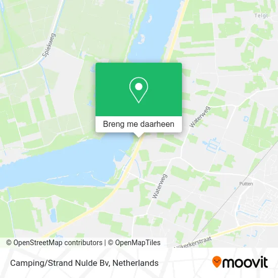 Camping/Strand Nulde Bv kaart