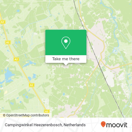 Campingwinkel Heezerenbosch kaart