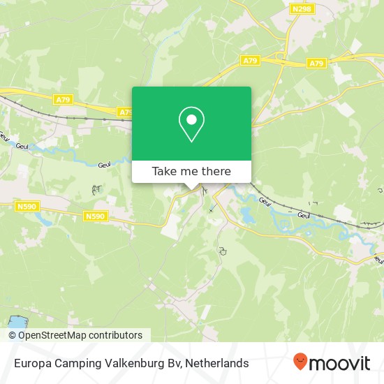 Europa Camping Valkenburg Bv kaart
