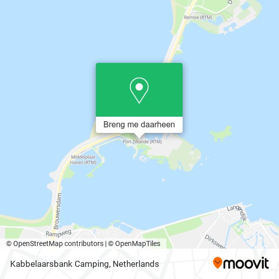 Kabbelaarsbank Camping kaart