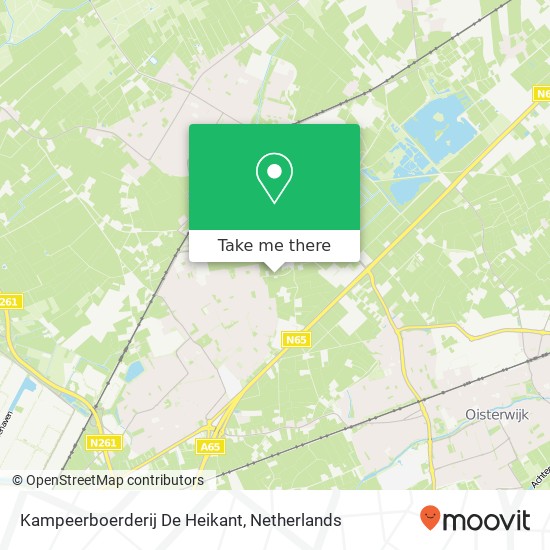 Kampeerboerderij De Heikant kaart