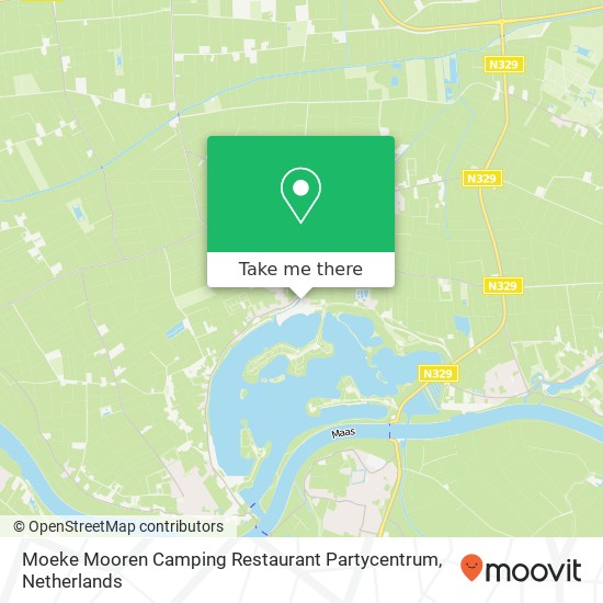 Moeke Mooren Camping Restaurant Partycentrum kaart