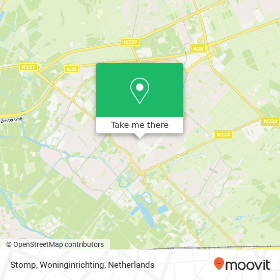 Stomp, Woninginrichting kaart