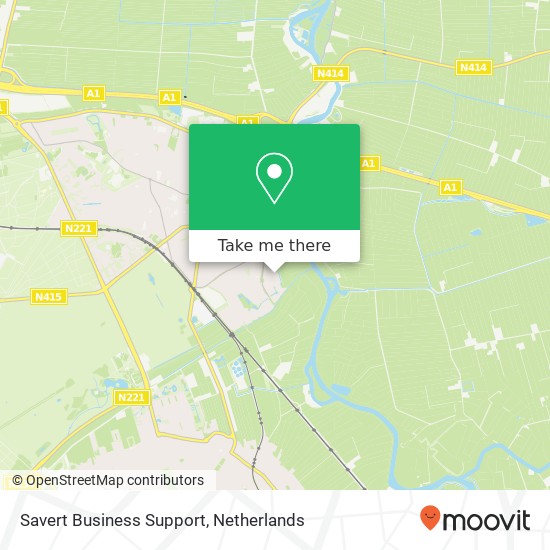 Savert Business Support kaart