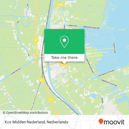 Kcs Midden Nederland kaart