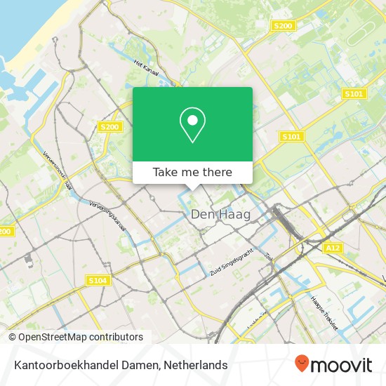 Kantoorboekhandel Damen kaart