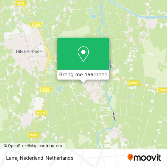 Lamij Nederland kaart