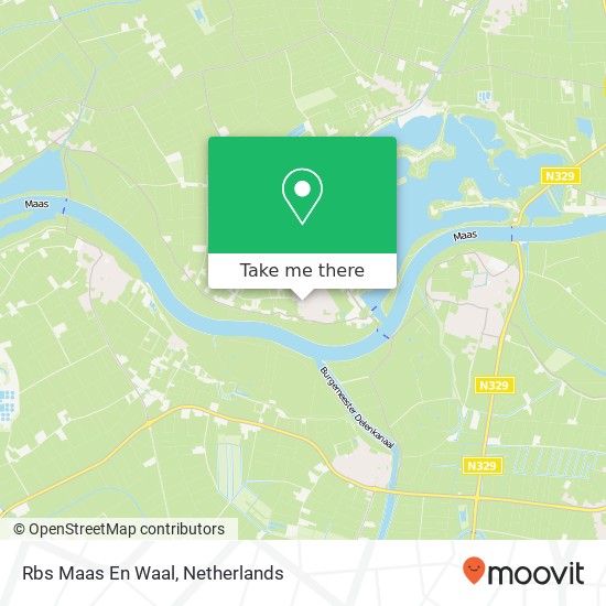 Rbs Maas En Waal kaart