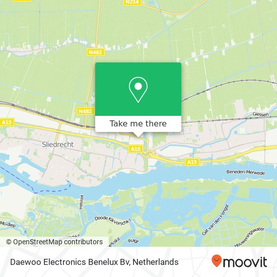 Daewoo Electronics Benelux Bv kaart