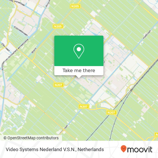 Video Systems Nederland V.S.N. kaart