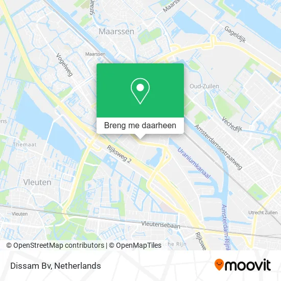 Dissam Bv kaart
