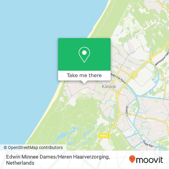 Edwin Minnee Dames / Heren Haarverzorging kaart