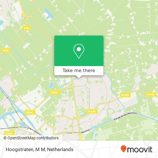 Hoogstraten, M M kaart