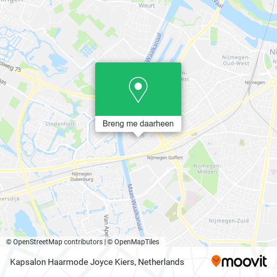 Kapsalon Haarmode Joyce Kiers kaart